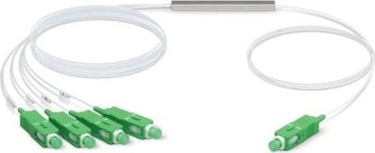 Ubiquiti UBIQUITI UF-SPLITTER-4 UFIBER 1:4 SPLITTER SC/APC G.657A1 900UM 1.5M TUBE DE OTEL