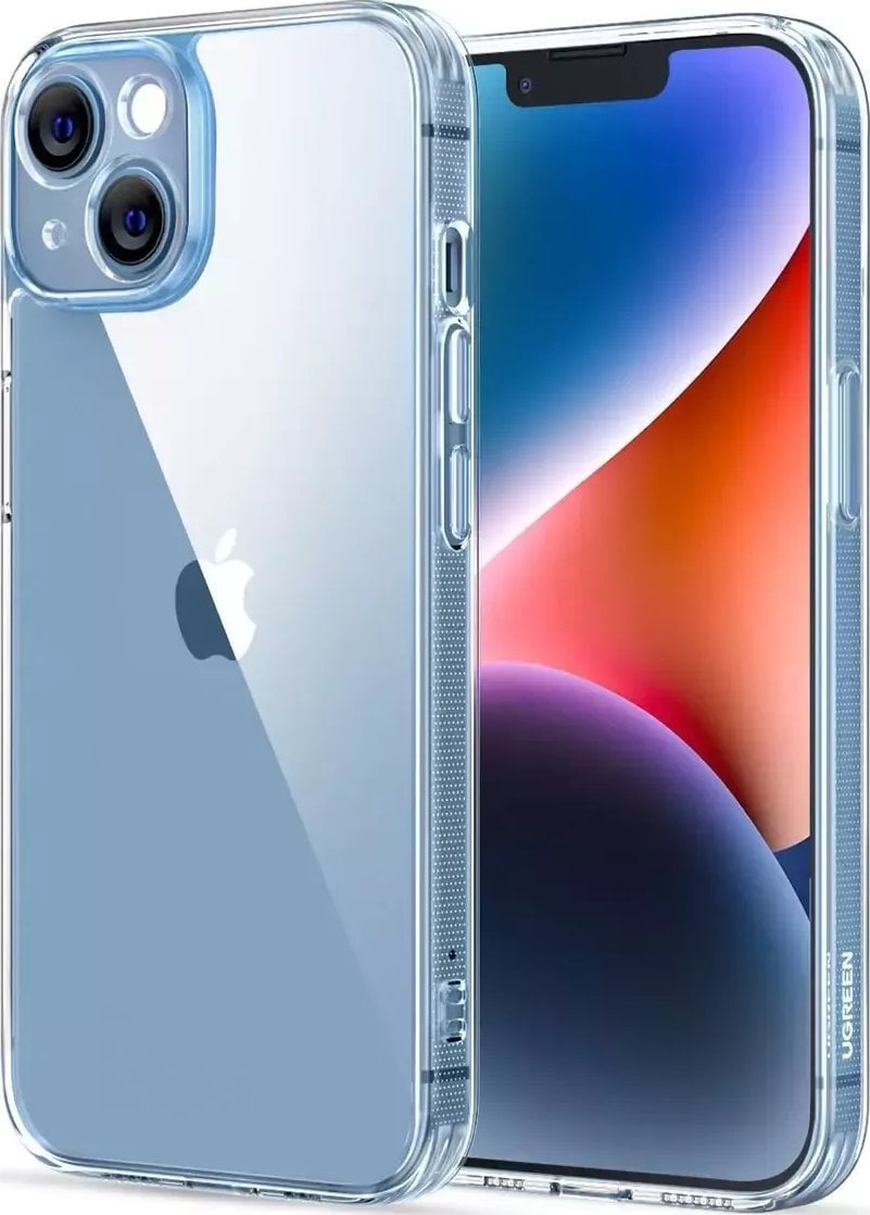 Ugreen Husă de protecție îmbunătățită, transparentă, cu cadru de gel Ugreen pentru iPhone 14 Plus, transparentă (LP618)