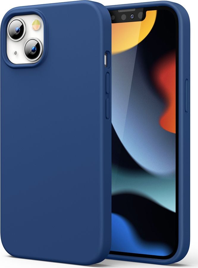 Ugreen Husa de Protectie Silicon Ugreen Husa din cauciuc flexibila din silicon pentru iPhone 13 albastru