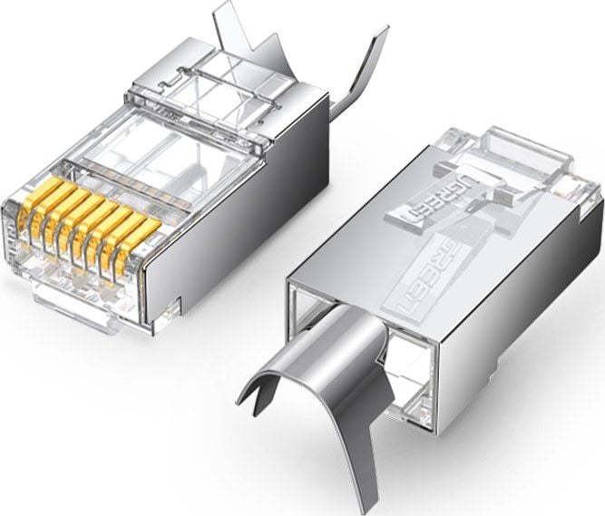 Ugreen Ugreen 10X Modularny Wtyk Wtyczka Rj45 8P8C Cat 6A Cat 7 (70316)