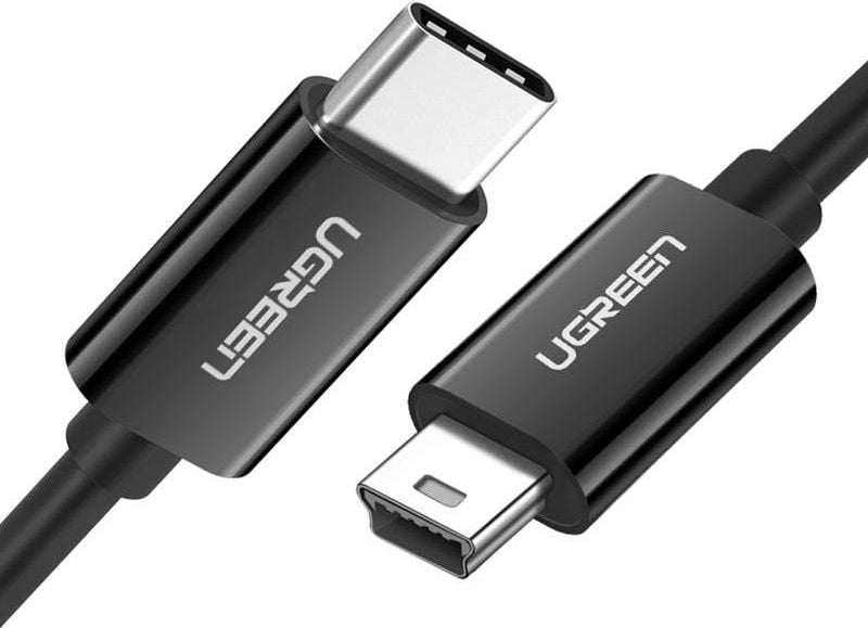 Ugreen USB-C - cablu miniUSB 1 m negru (UGR1134BLK)