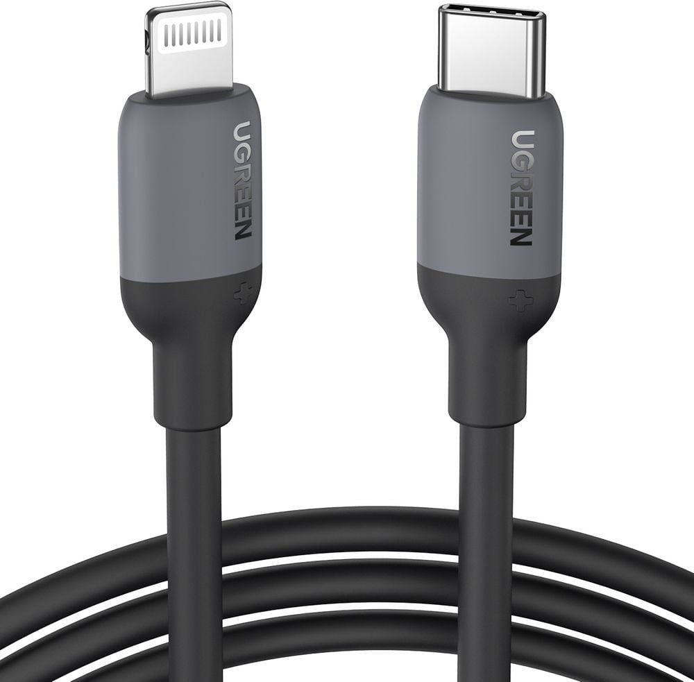 Ugreen USB-C - Cablu USB Lightning 1 m negru (UGR1164BLK)