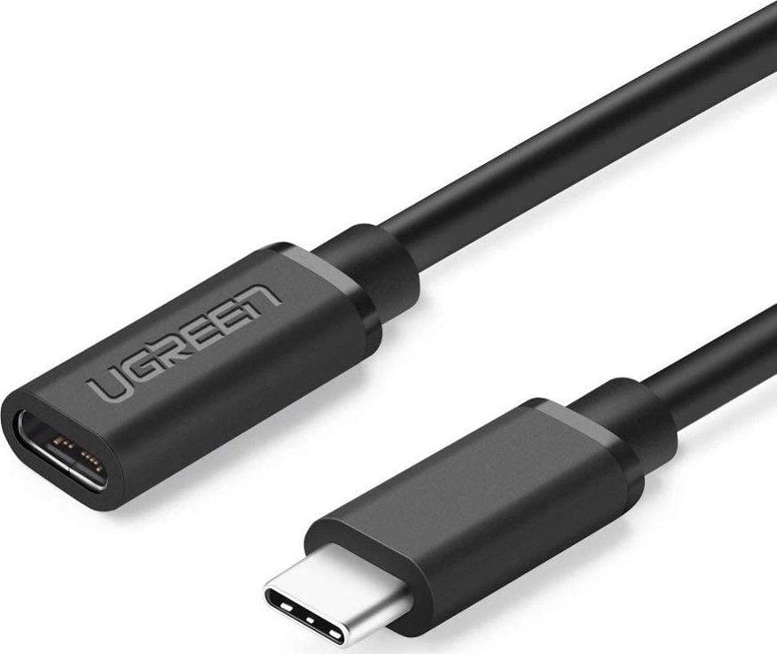 Ugreen USB-C - cablu USB-C 0,5 m negru (40574)