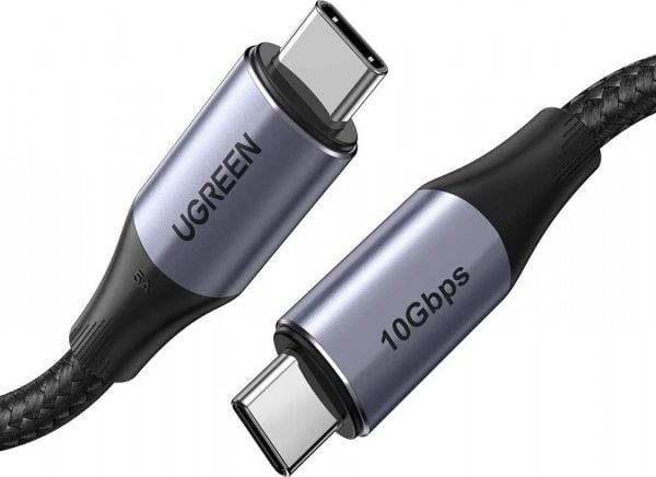 Ugreen USB-C - cablu USB-C 1 m gri (UGR455BLK)