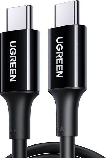 Ugreen USB-C - cablu USB-C 1 m negru (UGR1077BLK)