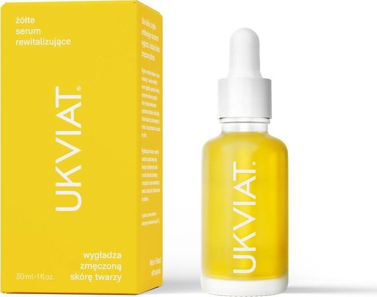 UKVIAT_Serum revitalizant galben netezește pielea obosită a feței 30 ml
