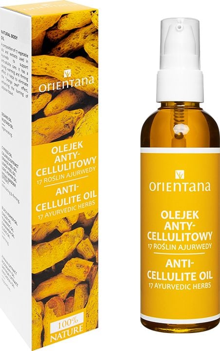 Ulei anticelulitic cu 17 ierburi ayurvedice, Orientana, 100ml