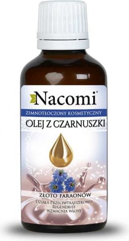 Ulei organic din semințe negre Nacomi 50 ml