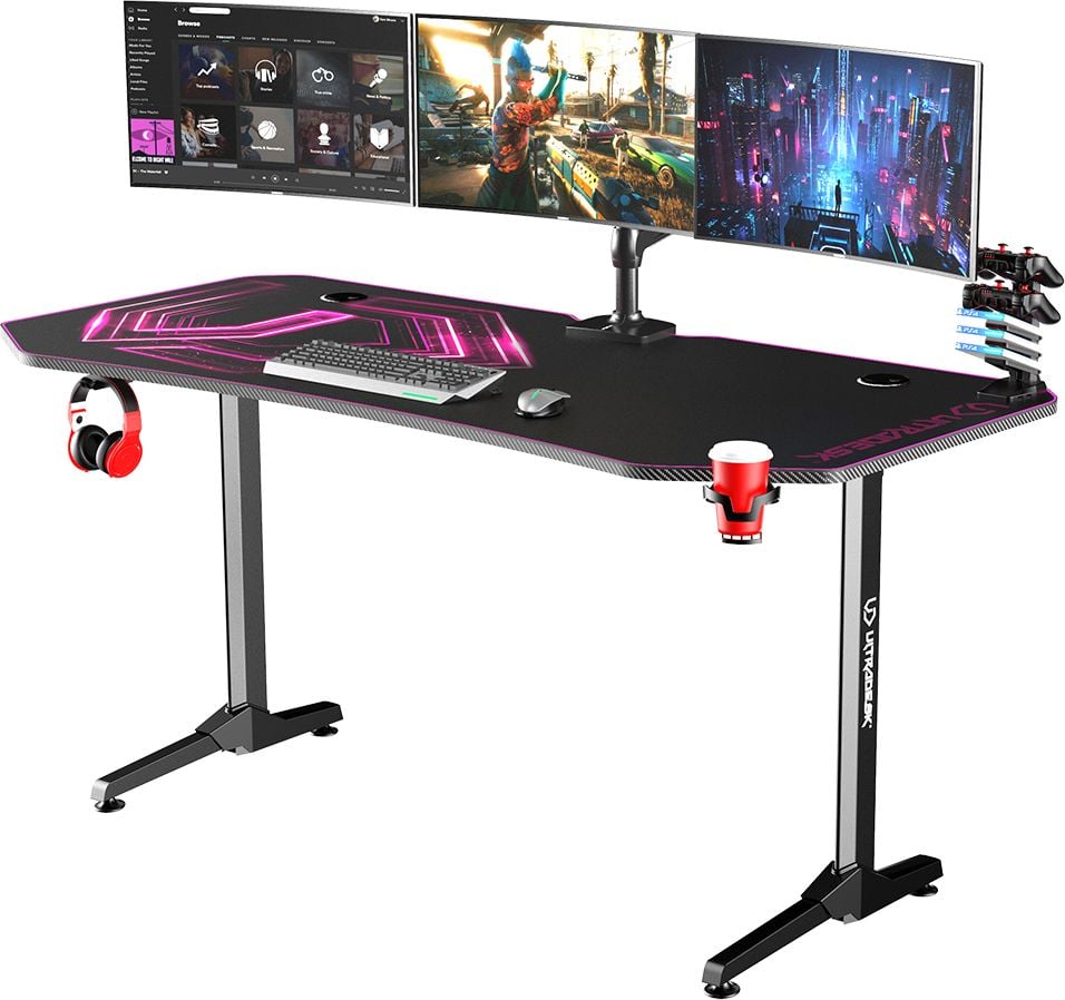 Ultradesk Desk Frag Pink 160 cmx75 cm