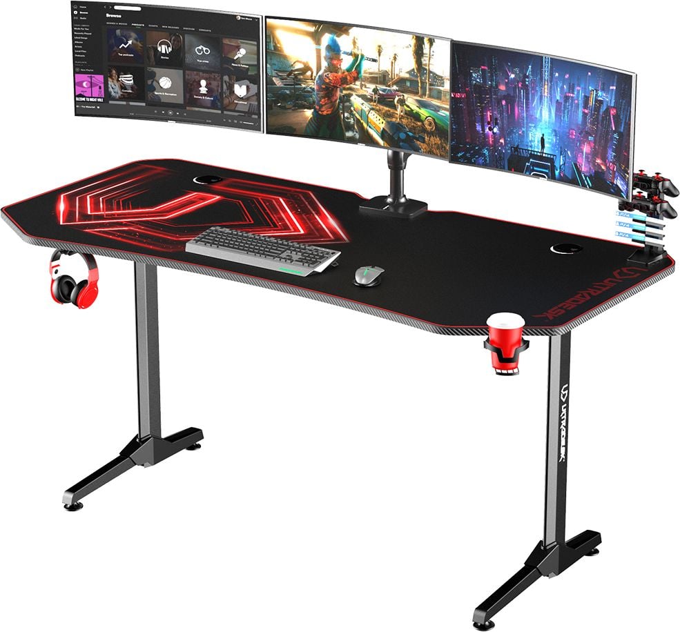 Ultradesk Desk Frag XXL Red 160 cmx75 cm