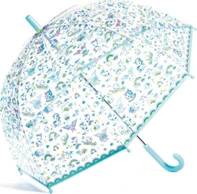 Umbrele - Umbrela copii colorata cu unicorni Djeco
