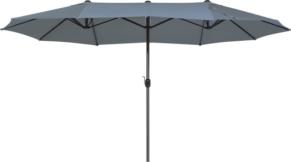 Umbrela de soare Beliani 270 x 460 cm Gri SIBILLA (619000