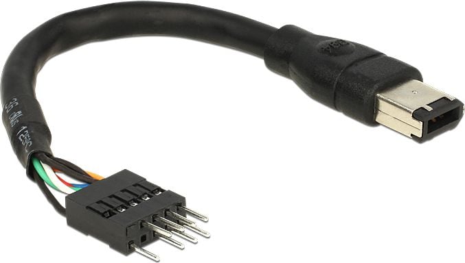 Un FireWire - conector pini, 16,5 cm, negru (82379)