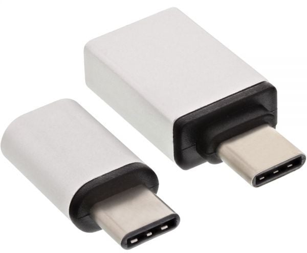 Un USB - USB USB Micro C - Type C Black-and-white (35809)