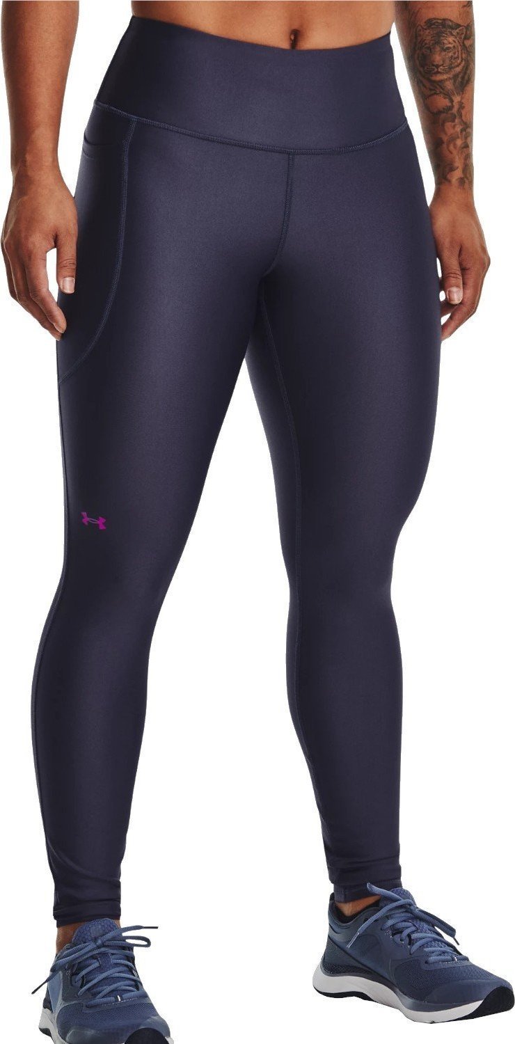 Under Armour Leggings cu bandă anti-alunecare Under Armour HeatGear 1365336-558 Violet M