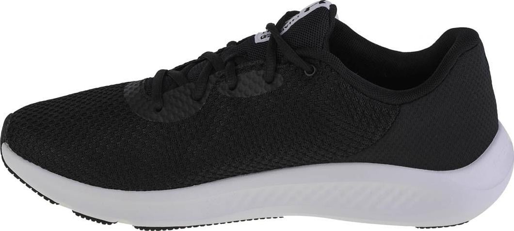 Under Armour, Pantofi low-cut pentru alergare Charged Pursuit 3, Alb, Negru, 9