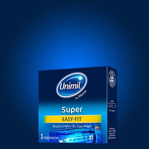 Prezervative UNIMIL Super Latex 3 buc