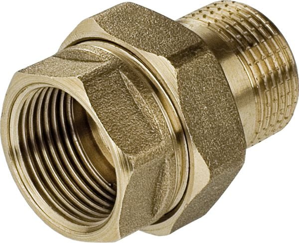 union simplă țeavă de alamă cu vârful sferic 1/2 „(07-147-0150-000)