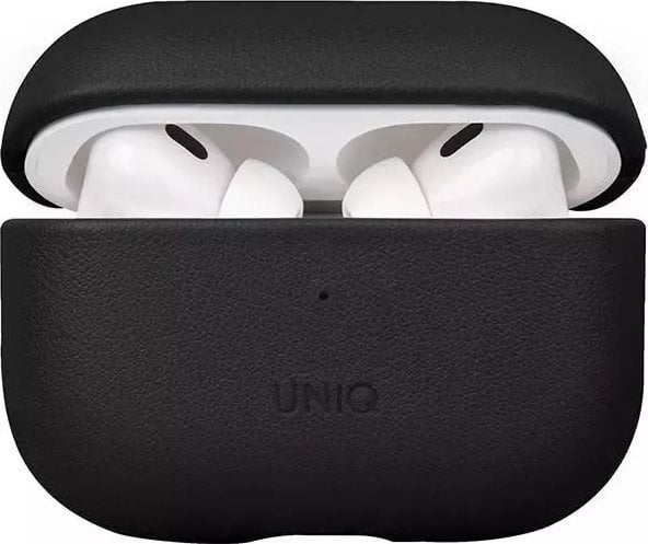 Husă Uniq UNIQ Terra Apple AirPods Pro 2 Piele autentică neagră/negru Dallas