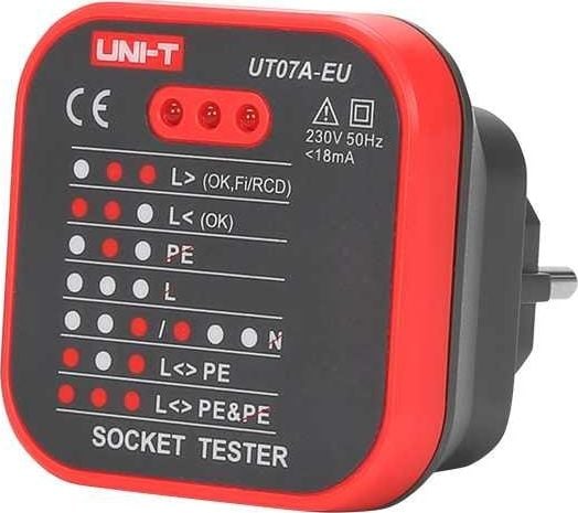 Uni-T Indicator rețea 230 V AC Uni-T UT07A-EU