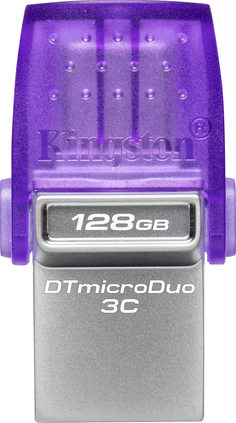 Unitate flash Kingston DataTraveler microDuo 3C Gen3 de 128 GB (DTDUO3CG3/128 GB)