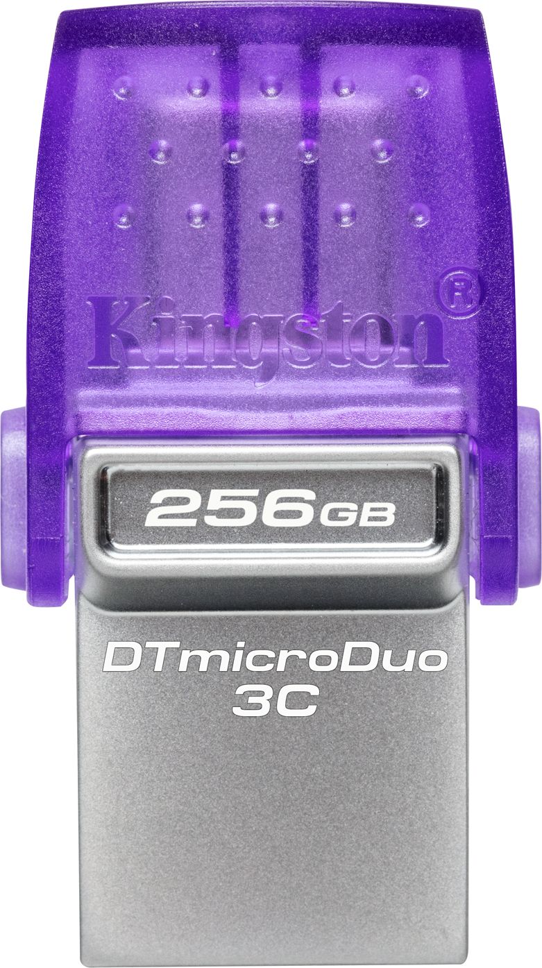 Unitate flash Kingston DataTraveler microDuo 3C Gen3 de 256 GB (DTDUO3CG3/256 GB)