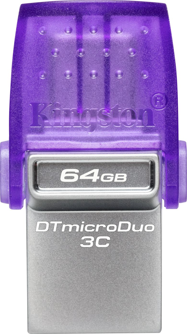 Unitate flash Kingston DataTraveler microDuo 3C Gen3 de 64 GB (DTDUO3CG3/64 GB)