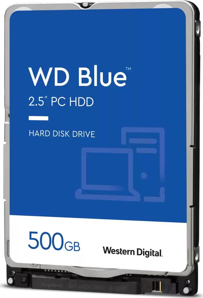 Hard Disk-uri - Unitate SATA III WD Blue de 500 GB de 2,5" (WD5000LPZX)