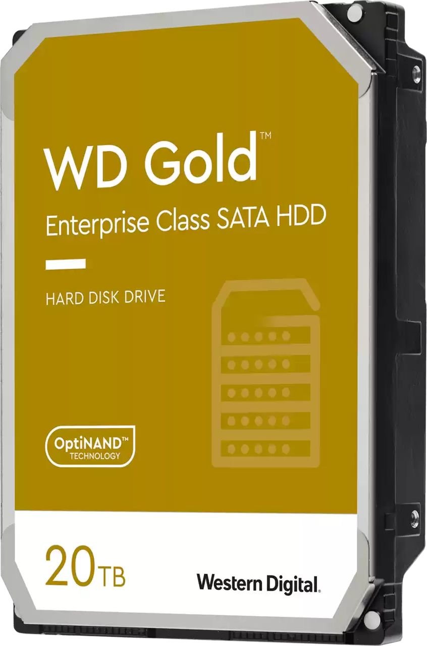 Hard Disk-uri server - Unitate server WD Gold 20TB 3,5 inchi SATA III (6 Gb/s) (WD201KRYZ)