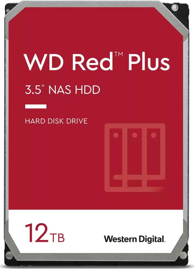 Unitate server WD Red Plus 12TB 3,5 inchi SATA III (6 Gb/s) (WD120EFBX)