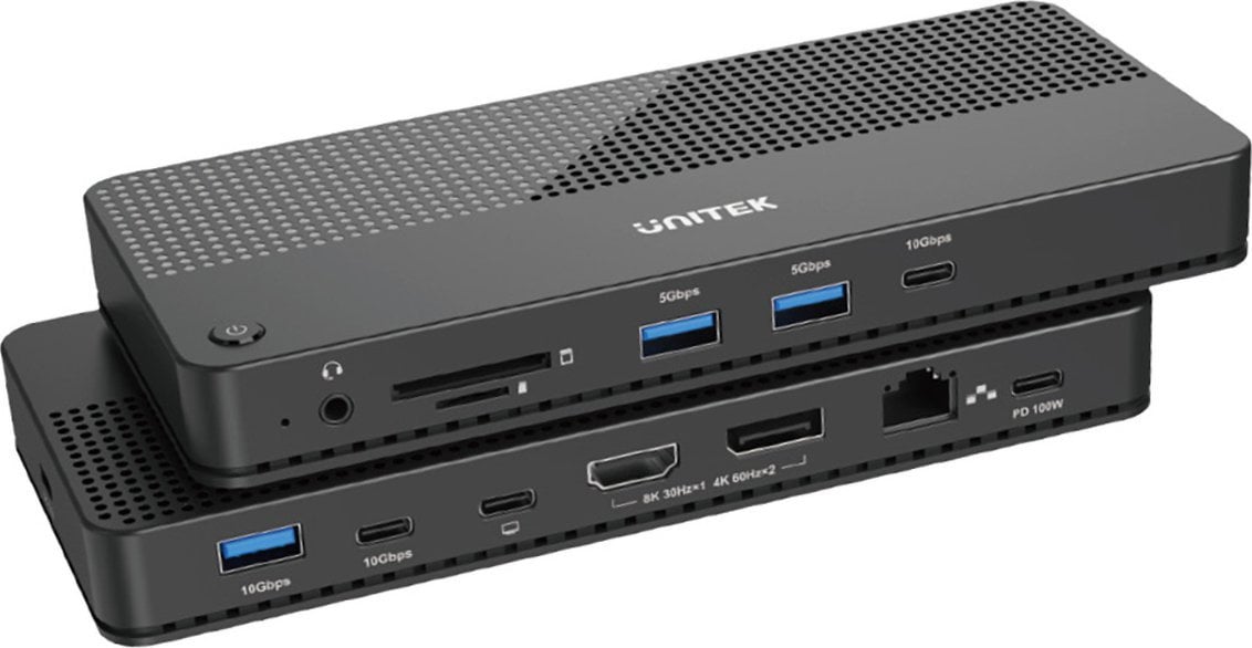 Unitek 12 în 1 HDMI 8K USB 4 stație/replicator 100 W (D1079A)