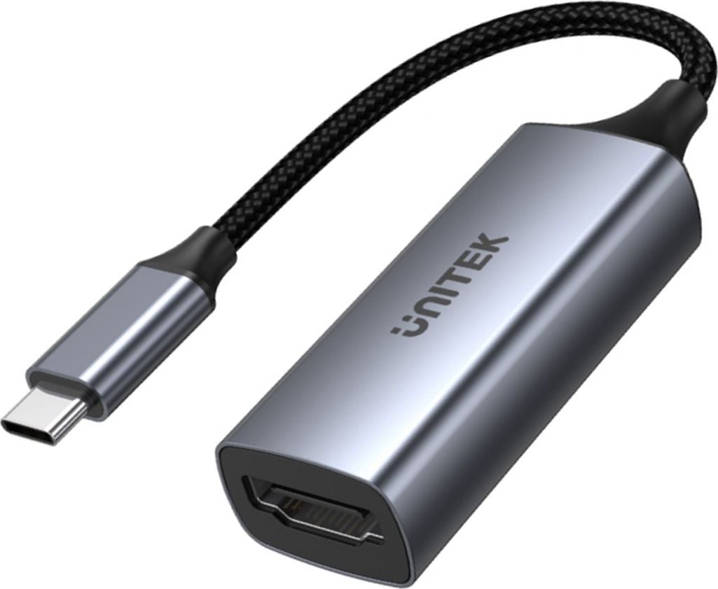 Unitek USB-C - Adaptor HDMI argintiu (V1412A)