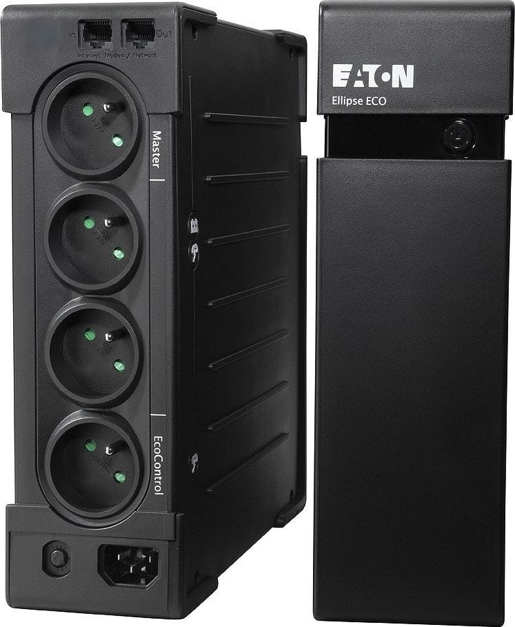 UPS Eaton, Ellipse ECO, 400W/650VA, 230V, LCD, Negru