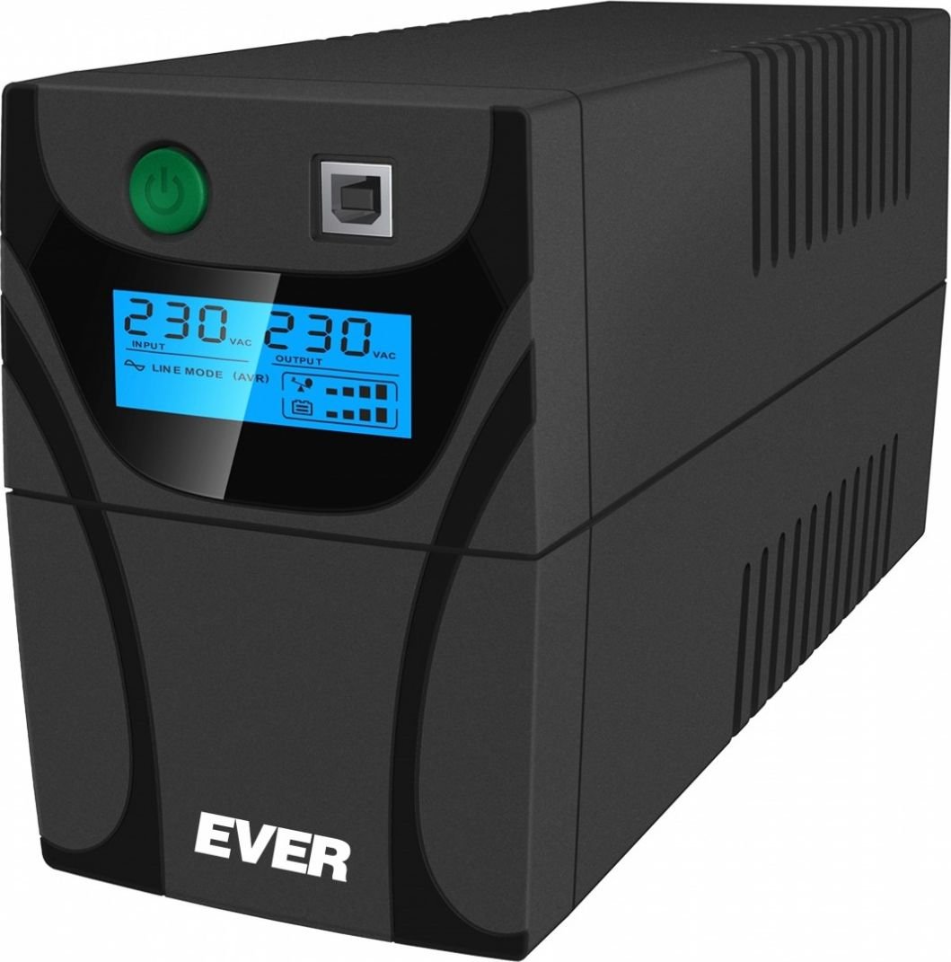 UPS Ever Easyline 650AVR, USB, 360W/650VA, 230V, Negru