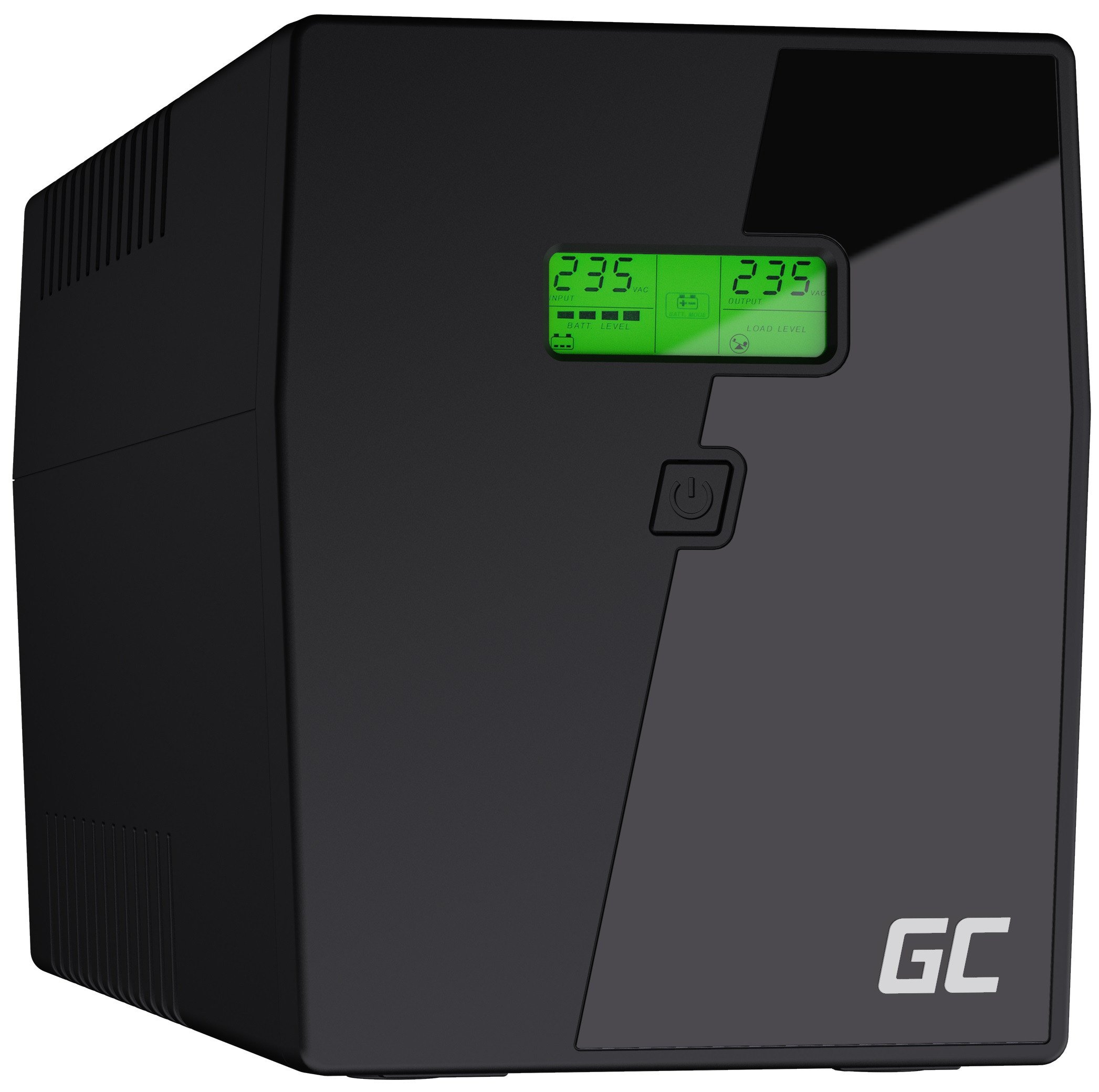 UPS Green Cell 1200W 2000VA Micropower line-interactive USB RJ45 LCD display 4 Prize Schuko