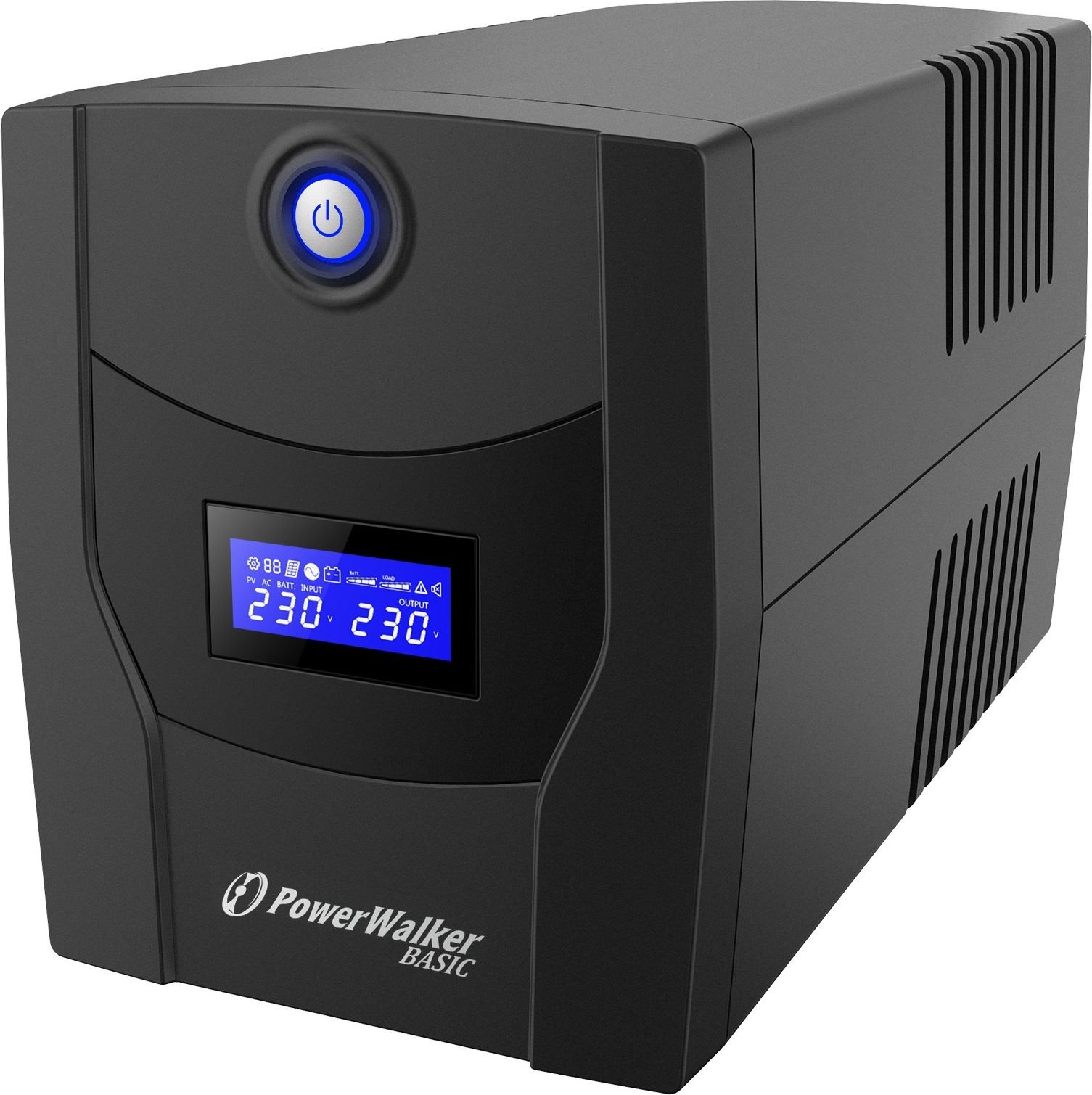 UPS Power Walker, 1320W/2200VA, 230V, LCD, Negru