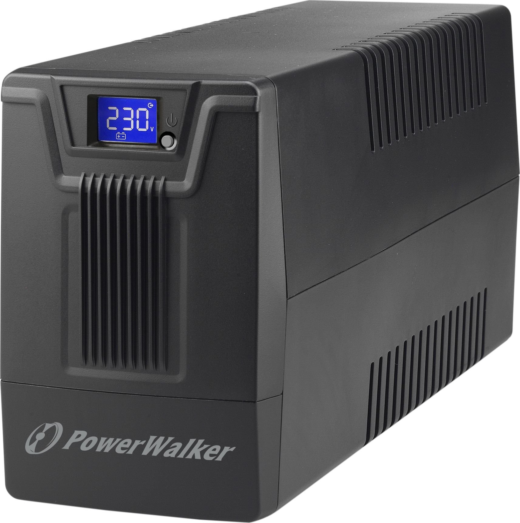 LINE-UPS PowerWalker INTERACTIVE SCL 2XSCHUKO 600VA 230V, RJ11 / 45 IN / OUT, USB, LCD