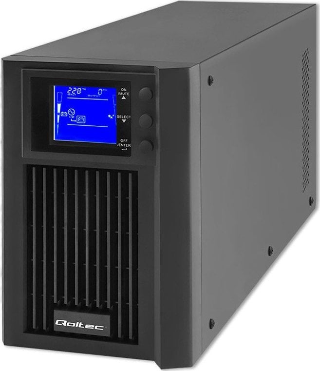 UPS Qoltec Zasilacz awaryjny UPS Qoltec Pure Sine Wave LCD 2000VA 1600W