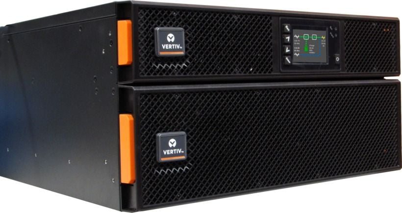 UPS Vertiv Liebert 1ph on-line UPS, 5kVA, 5U, output (6)C13 &amp; (2)C19