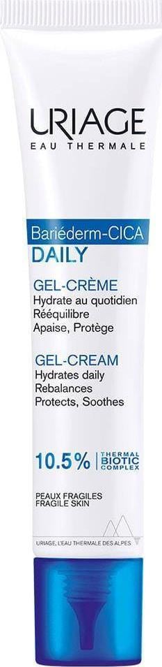 Gel crema Uriage Bariederm Cica Daily pentru pielea fragilizata si deteriorata, 40 ml