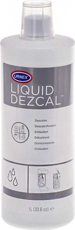 Solutie decalcifiere aparat de cafea, Urnex Lichid Dezcal, 1000 ml