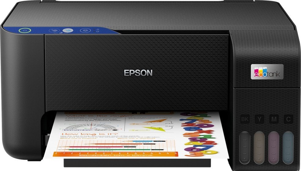 Imprimante si multifunctionale - Imprimanta Multifunctionala inkjet color EPSON EcoTank L3211 CISS, A4, USB, Negru