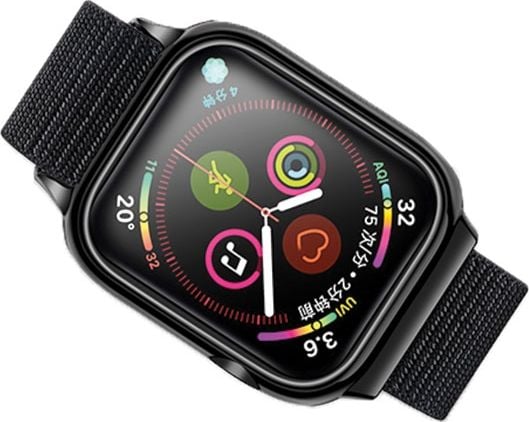 Curea de carcasă Usams Apple Watch 4 de 40 mm. negru/negru ZB73IW1 (US-ZB073)