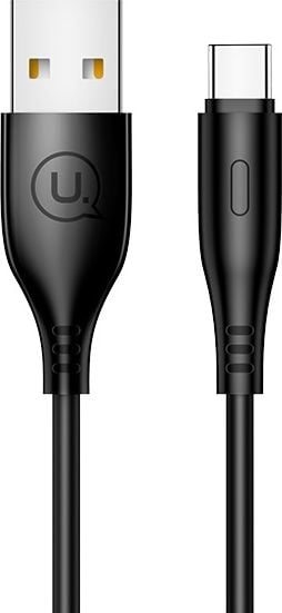 USAMS U18 Cablu USB C-2A Fast Charge 1m black / SJ267USB01 negru (US-SJ267)