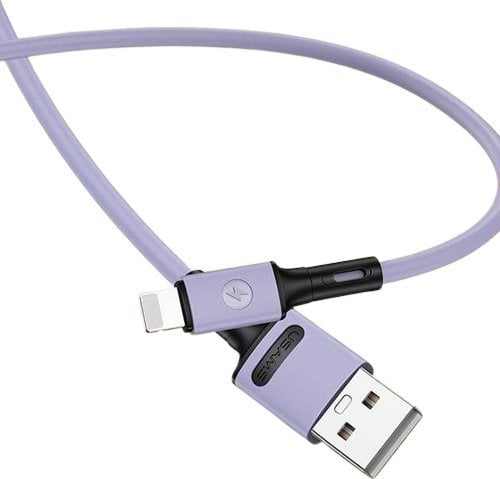 Usams USB-A - Cablu Lightning 1m violet (69866-uniw)