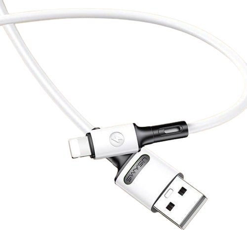 Usams USB-A - Cablu USB Lightning 1 m alb (69865-uniw)