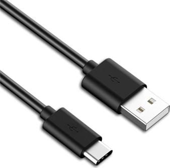 USB 3.1 C / M - USB 2.0 A / M, 3A, 10cm, negru