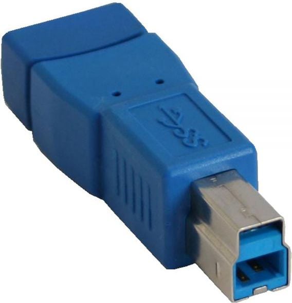USB A - USB B Albastru (35300D)