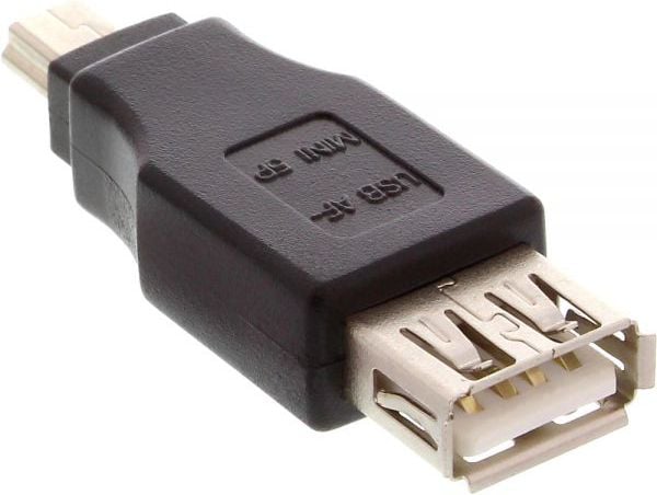 USB A - USB Mini (5pin) Negru (33500B)