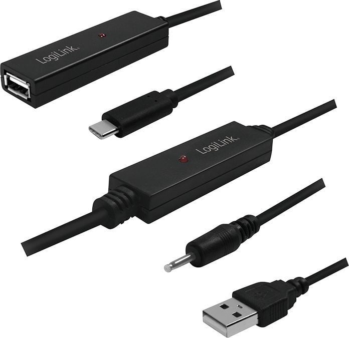 USB Active 2.0 Repetor cablu, USB-A la USB C, 40m
